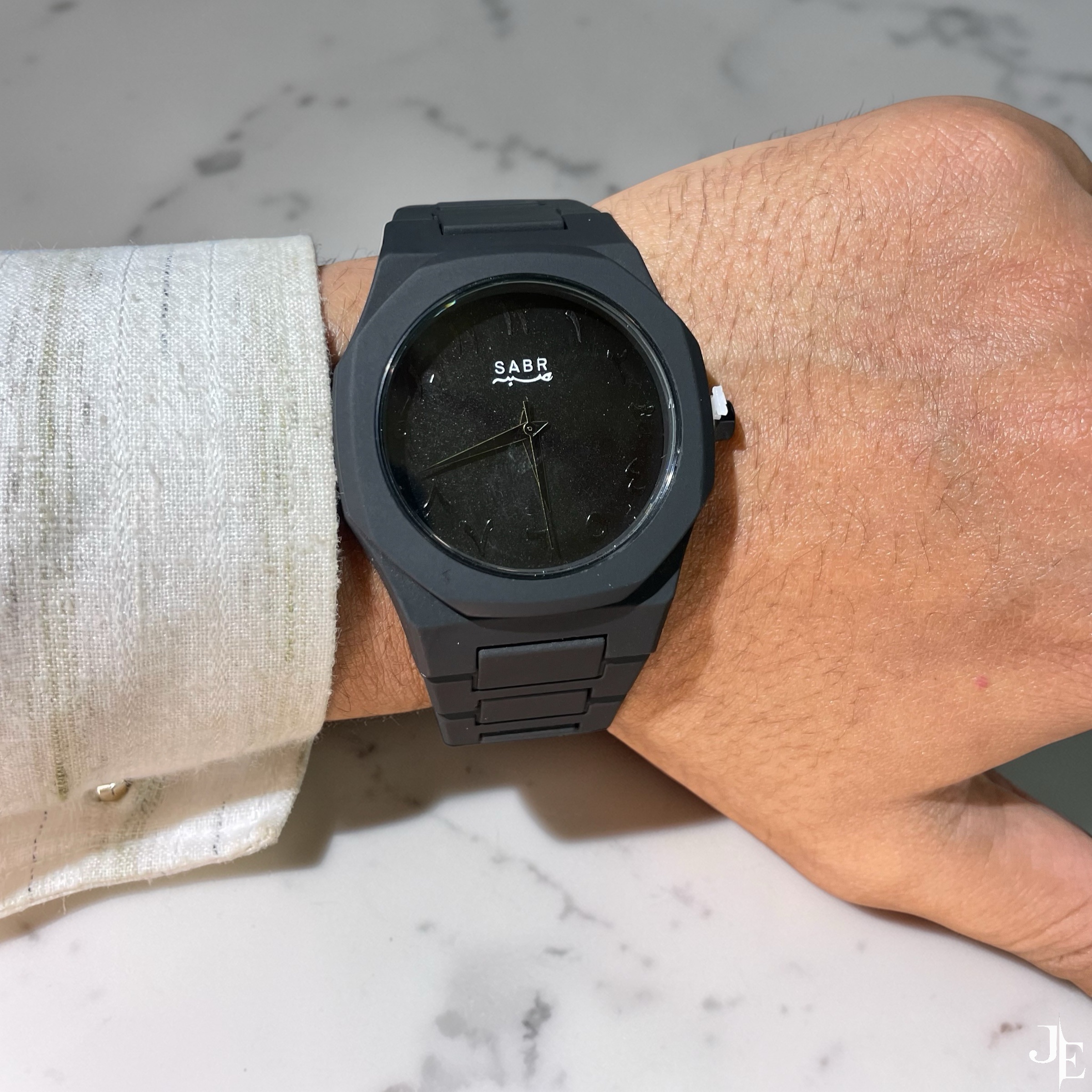 SABR Premium Matte Black Analog Watch for Men – Stylish Minimal Wrist Watch - Image 5